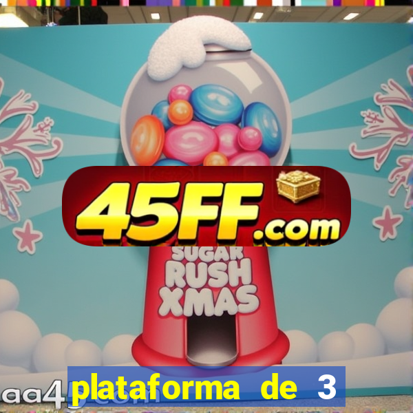 plataforma de 3 reais pg